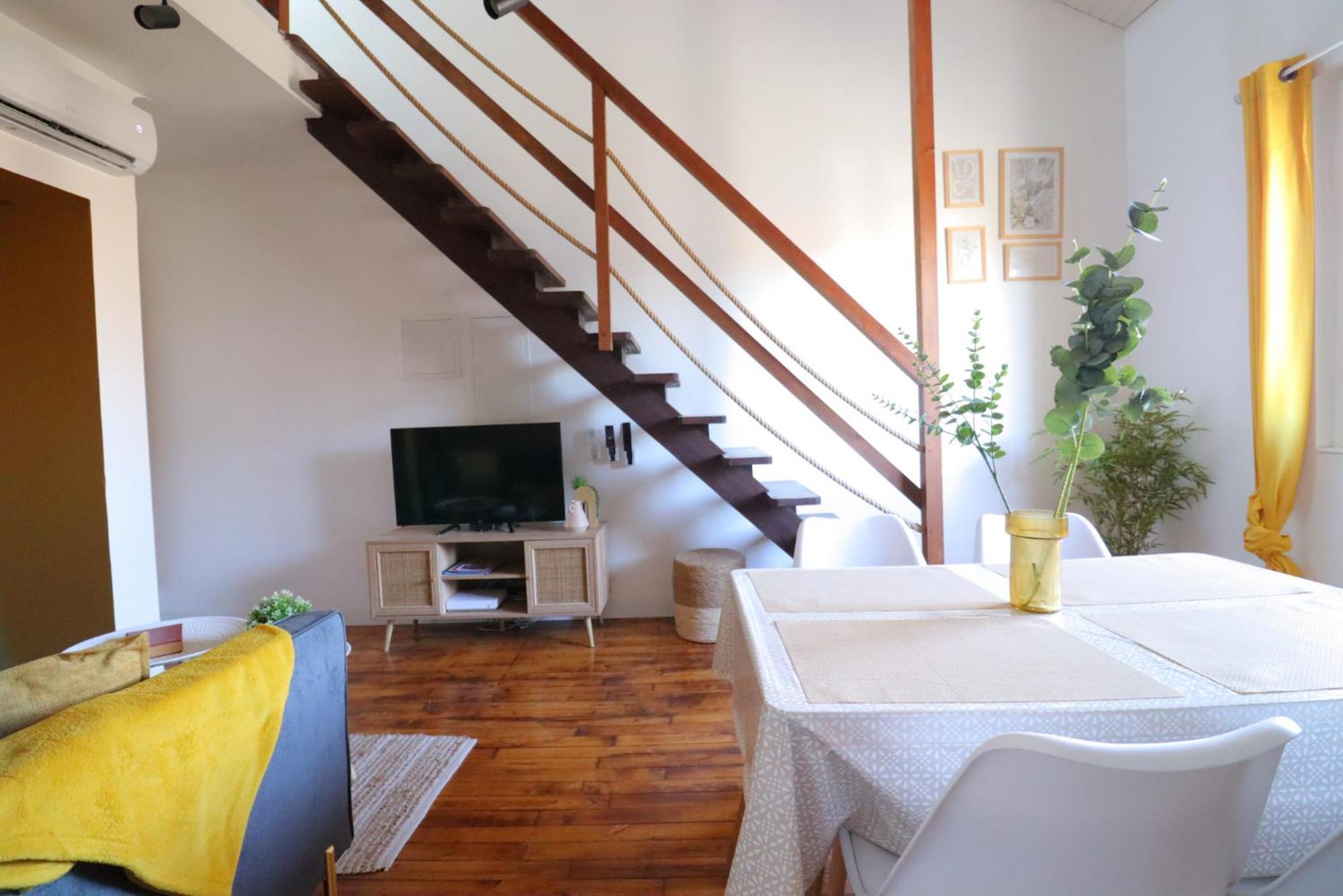 Le Boho - Charmant T3 Avec Climatisation Et Fibre Bergerac Quarto foto